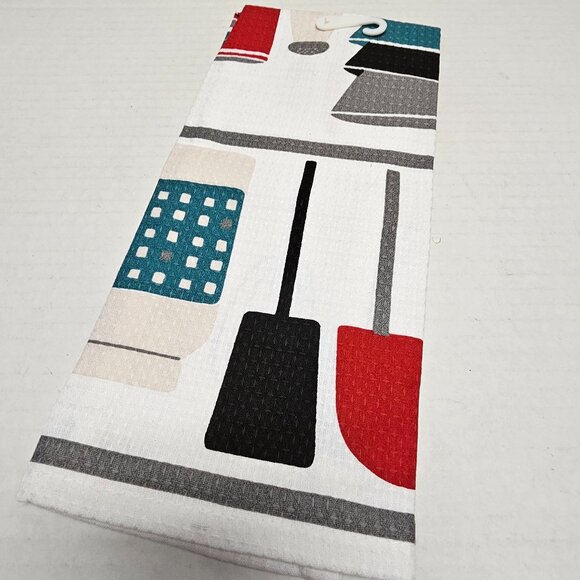 New Kitchen Towel Room Essentials Cotton 16 X 28 Baking Accessories Print - Picture 3 of 11